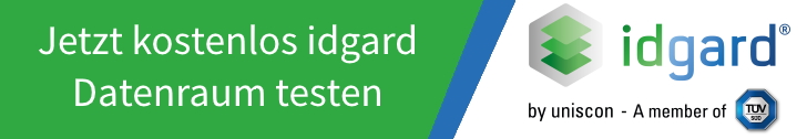 Virtueller Datenraum von idgard® - jetzt kostenlosen Test starten!